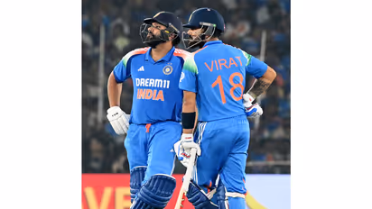 Rohit Sharma and Virat Kohli. (Photo: ANI)