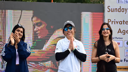 Mary Kom (centre) (Photo: SAI Media)