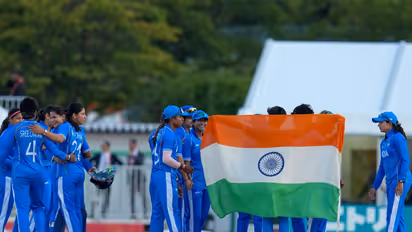 India women's celebrating after winning gold medal at Asian Games 2026. (Photo: X/@PMOIndia)