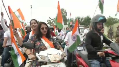 BJP holds Tiranga Yatra in Jammu ahead of Independence Day (Photo/ANI)