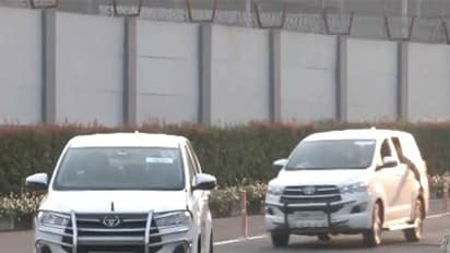 Lionel Messi has finally reached Hyderabad. (Photo: ANI)