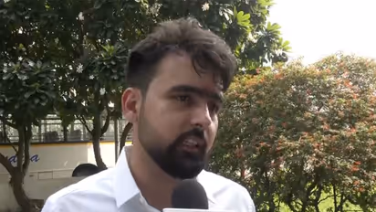 Independent candidate for the DUSU VP, Deepanshu Shokeen (Photo/ANI)