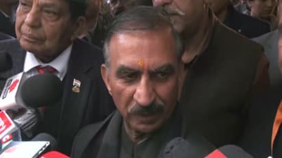 Himachal Pradesh Chief Minister Sukhvinder Singh Sukhu (Photo/ANI)