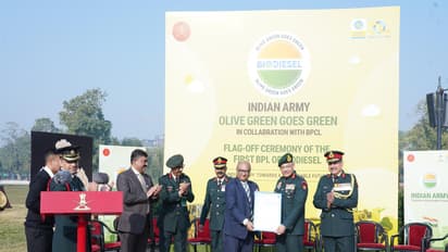 Indian Army has formally inducts Bio-Diesel into fuel supply chain (Photo/@adgpi)