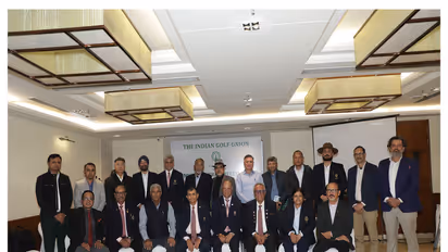 Indian Golf Union Office Bearers and Council Members after the 65th Annual General Meeting (Photo: IGU)
