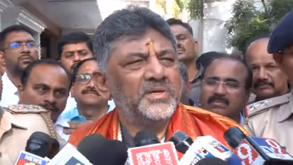 Karnataka Deputy Chief Minister DK Shivakumar (Photo/ANI)