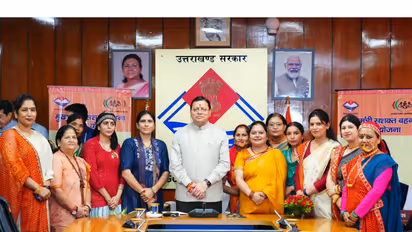 Dhami announces 15-day Sashakt Bahna Utsav (Photo/ANI)
