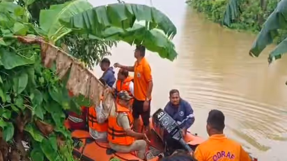 ODRAF team at the flood site (Photo/ANI)