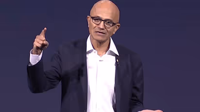 Microsoft Chairman and CEO Satya Nadella. (File Photo/ANI)