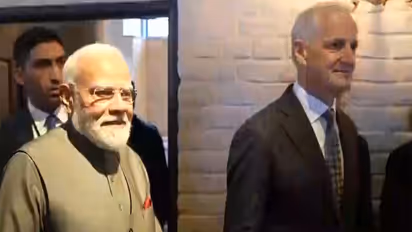 PM Modi visits Akershus Castle with Norwegian PM Store (Photo/ANI)