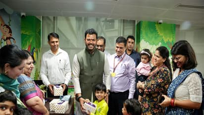 Civil Aviation Minister Rammohan Naidu inaugurates crèche facility at Udaan Bhawan (Photo/PIB)