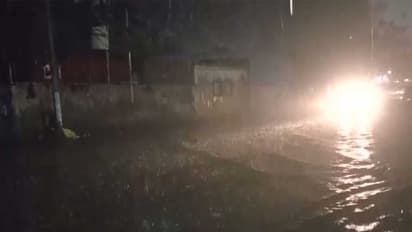 Waterlogging near New Delhi Railway Station area (Photo/ANI)