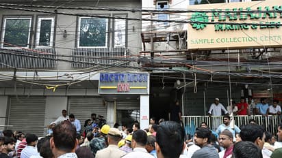 Delhi Police & Local Authorities seal B&B buildings in Malviya Nagar's Hauz Rani area (Photo/ANI)