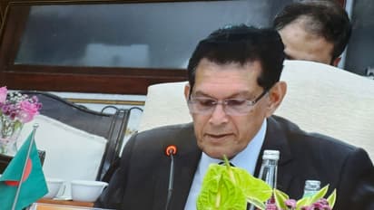 Bangladesh's National Security Adviser (NSA) Khalilur Rahman (Photo/X@bdhc_delhi)