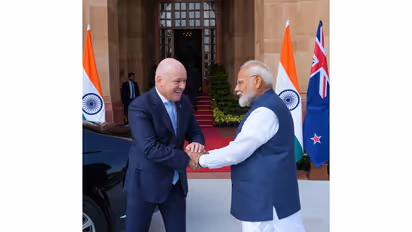 Prime Minister Narendra Modi and New Zealand's PM Luxon (File Photo/@ChristopherLuxon)