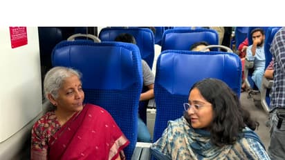Union FM Nirmala Sitharaman interacts with students, young media professionals (Photo:X@FinMinIndia)