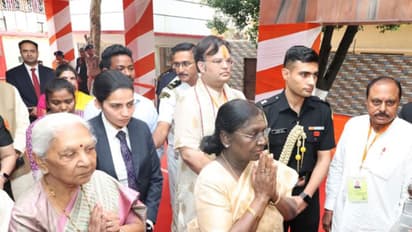President Droupadi Murmu visits Baba Neem Karoli's samadhi site (Photo/@GovernorofUp)