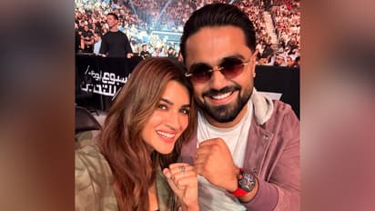 Kriti Sanon with Kabir Bahia (Photo/Instagram@kritisanon)