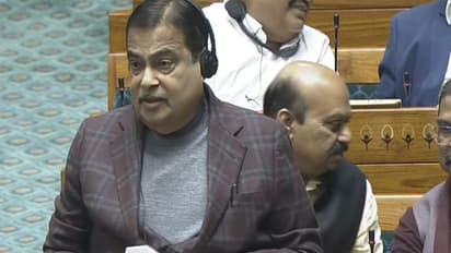 Union Minister Nitin Gadkari (Photo/Sansad TV)
