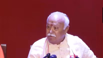Rashtriya Swayamsevak Sangh chief Mohan Bhagwat (Photo/ANI)