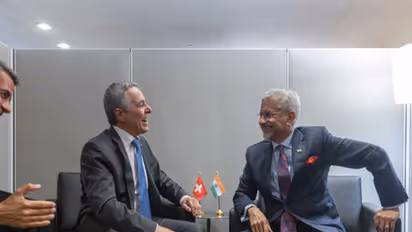 EAM S Jaishankar meets Switzerland Foreign Minister Ignazio Cassis (Photo/X/@DrSJaishankar)