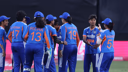 India Women's team celebrating (Photo: X/@BCCIWomen)