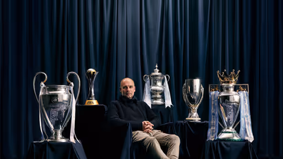 Pep Guardiola. (Photo: @ManCity X)