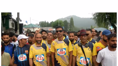 Congress Organise ‘Chhatron Ki Goonj Marathon (Photo/ANI)