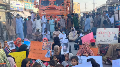 A Baloch protest in Quetta (Photo/@BalochYakjehtiC)