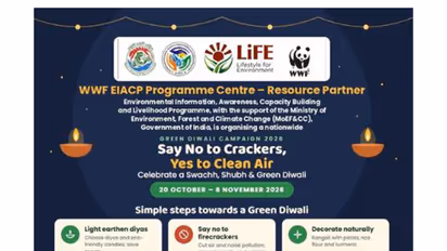WWF-India EIACP launches nationwide Green Diwali campaign from Oct 20 to Nov 8 (Photo: PIB/MoEFCC)