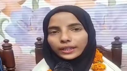 Bihar board Class 10 topper Shabreen Parveen (Photo/ANI)