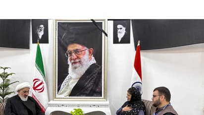 PDP chief Mehbooba Mufti with representatives at the Iranian Cultural Centre and Embassy of Iran in New Delhi (Photo/x/@MehboobaMufti)