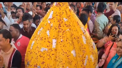 251-kg modak-shaped cake offered to Shreemant Dagdusheth Halwai Ganpati idol (Photo/ANI)