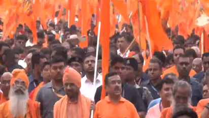 West Bengal CM Suvendu Adhikari participates in the Gerua Samman Yatra(Photo/ANI)