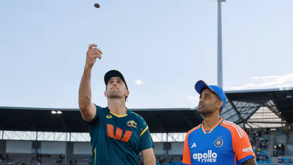 Mitchell Marsh and Suryakumar Yadav (Photo: X/@BCCI)