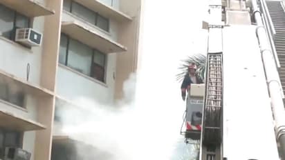 The fire at School of Planning and Architecture (Photo/ANI)