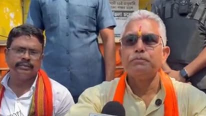 BJP candidate from Kharagpur Sadar, Dilip Ghosh (Photo/ANI)