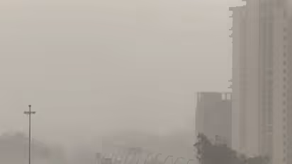 Dust storm visual from Noida (UP) (Photo/ANI)