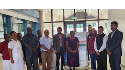 India gifted a dialysis machine to the National Referral Hospital in the Solomon Islands in February 2025 (Photo/X/@DrSJaishankar)