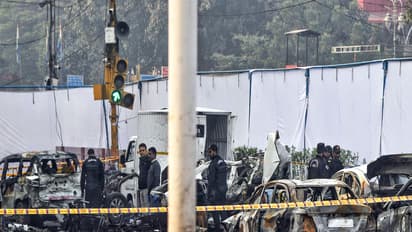 National Security Guard (NSG) personnel at the site of blast near Red Fort Metro station in Delhi (Photo/ANI)
