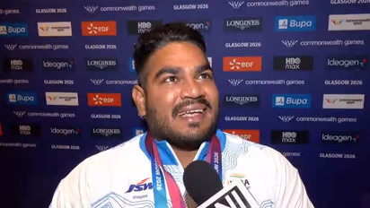 Para powerlifter Jhandu Kumar (Photo: ANI)