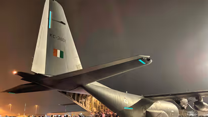 Indian Aid for Sri Lanka as a part of Operation Sagar Bandhu (Photo/ X@IAF_MCC)