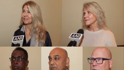 Members of Washington State Mayors' delegation Washington State Senator Tina Orwall, Kent Mayor Dana Ralph, SeaTac Mayor Mohamed Egal, DuPont City Council Member Jugal Thakor and Tukwila Mayor Thomas McLeod (Photos/ANI)