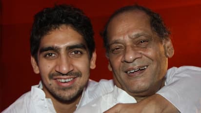 Ayan Mukerji with his late dad Deb Mukherjee (Image source: Ayan's Instagram @ayan_mukerji)