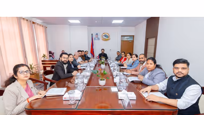 Nepal PM Balendra Shah holds cabinet meeting (Photo/Nepal PMO)