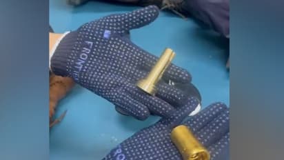 Delhi customs seizes 1.2 kg gold concealed in machine spare parts (Photo/Delhi customs)