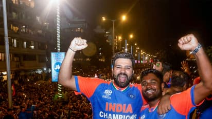 Rohit Sharma and Sanju Samson. (Photo/ANI)