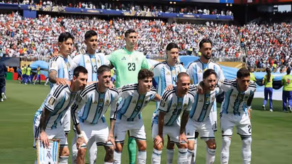 Argentina football team. (Photo: X/ @CaucinoMariano)