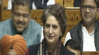 Congress leader Priyanka Gandhi (Photo/Sansad TV)