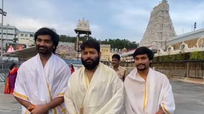 L-R Actor Atharvaa Murali and music composer Thaman S. (Photo/ANI)